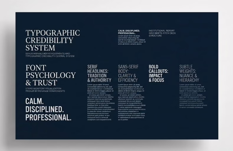 navy deep blue and white as color combinations for pitch decks
