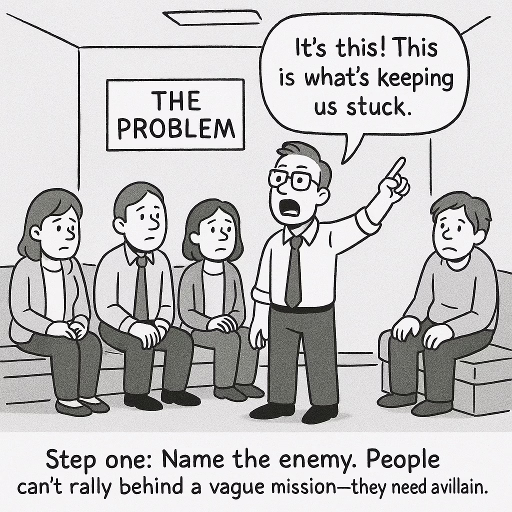start with the enemy