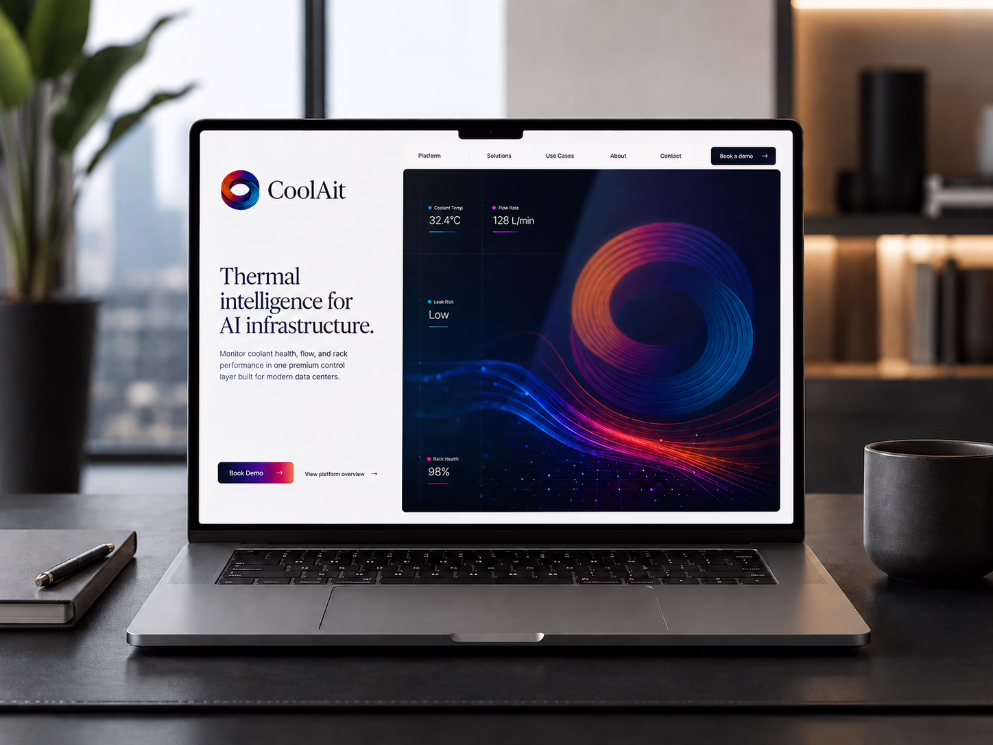 landing page mockup