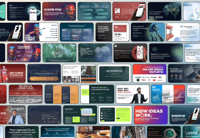 pitch deck design portfolio