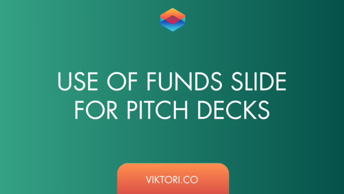 The use of funds slide