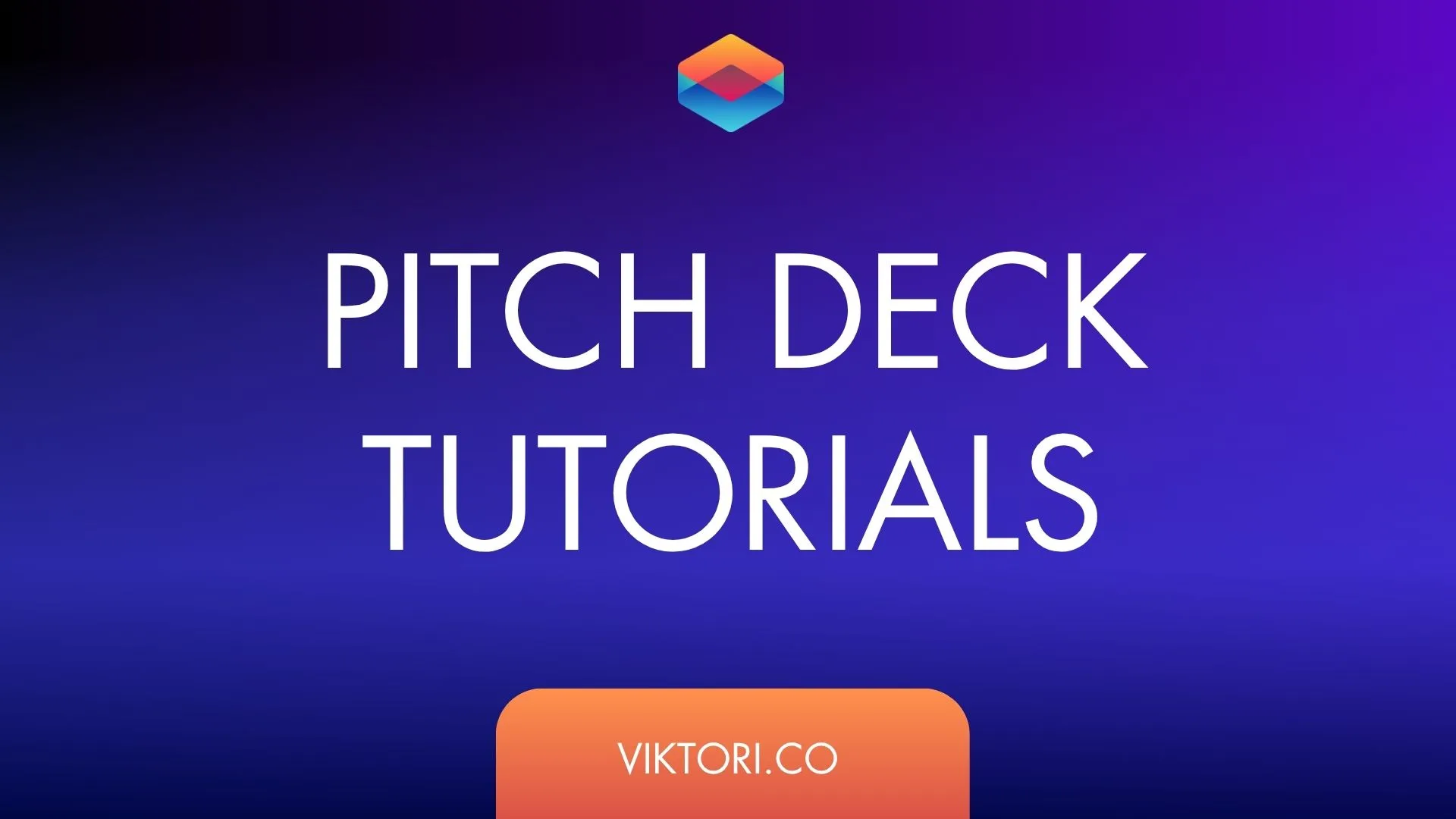 Video tutorials for pitch decks